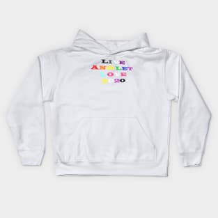 Pride 2020: Live And Let Love Kids Hoodie